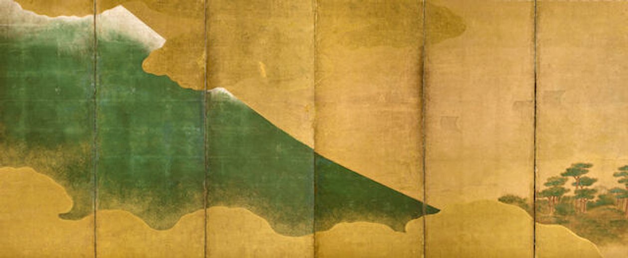 Llanura de Musashino y Monte Fuji de Unknown artist