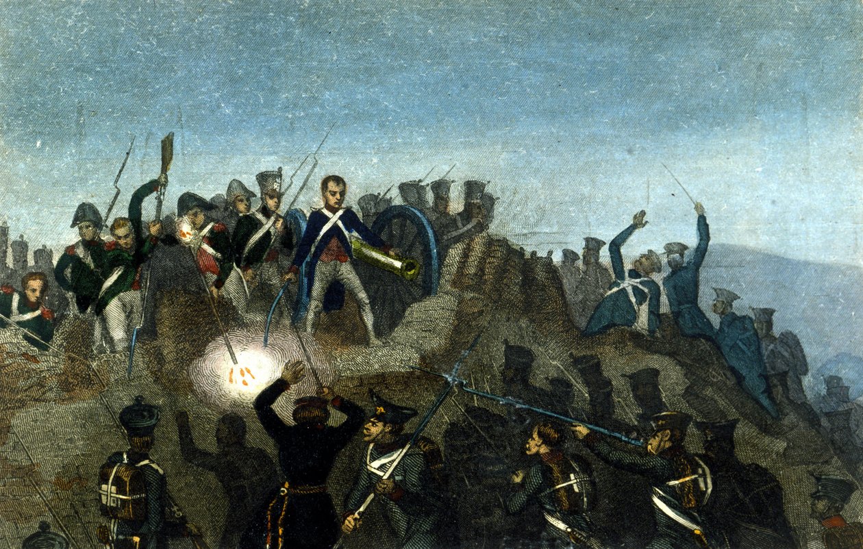 Napoleón I en la Batalla de Montmartre, 30 de marzo de Unknown artist