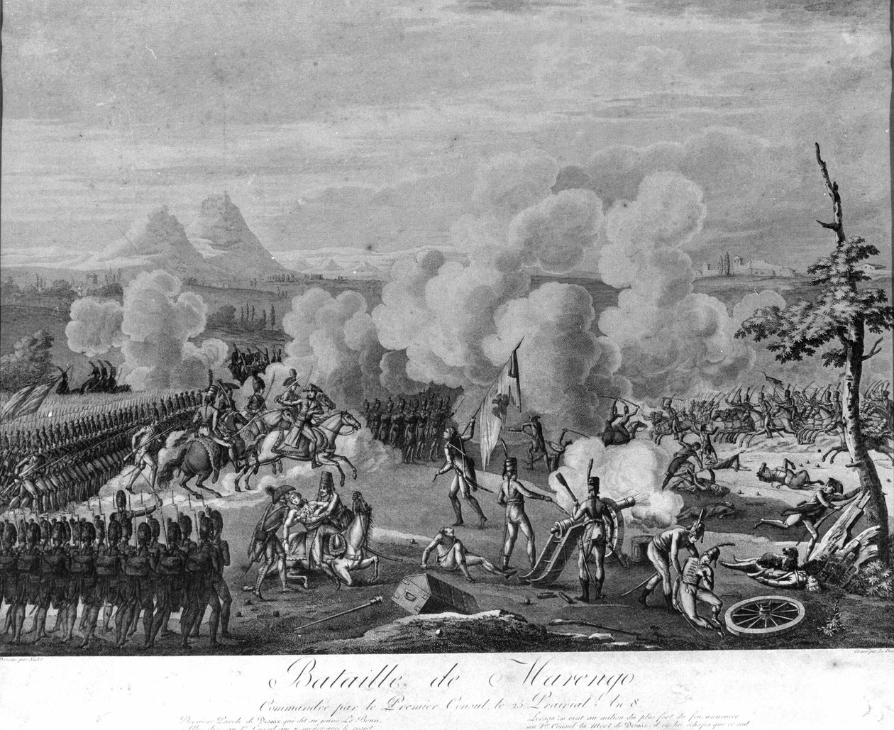 Guerra Napoleónica: Batalla de Marengo, 14 de junio de Unknown artist