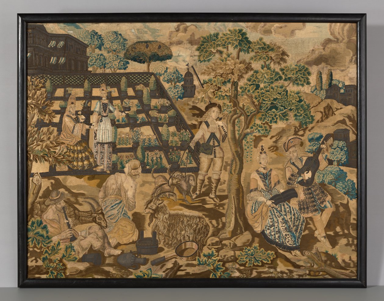 Panel de bordado de Unknown artist