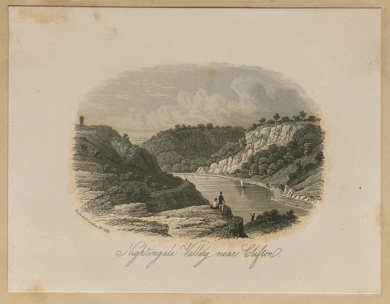 Valle del Ruiseñor, cerca de Clifton de Unknown artist