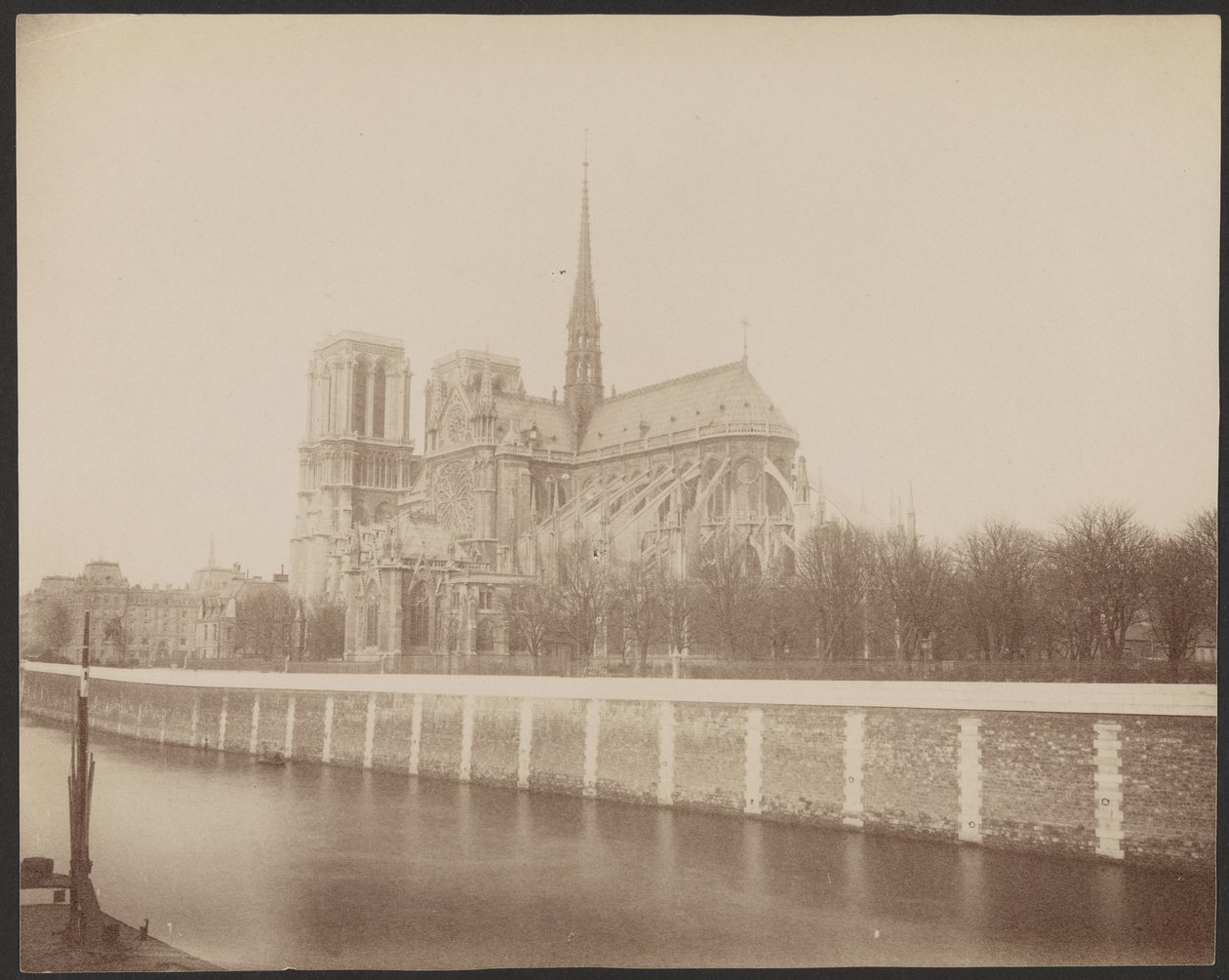 [Notre-Dame vista desde el Sena] de Unknown artist
