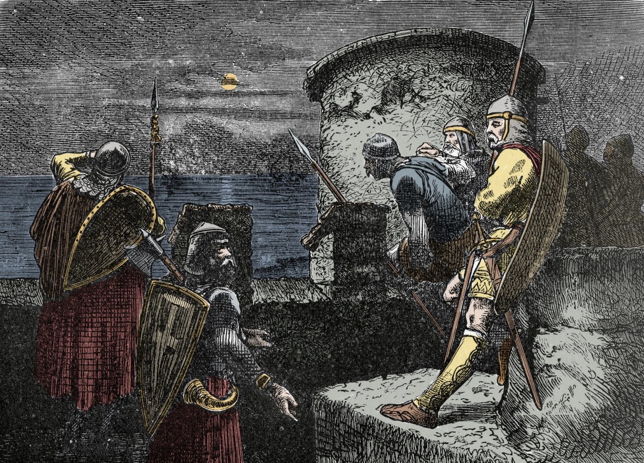 En la vigilancia de los normandos de Unknown artist