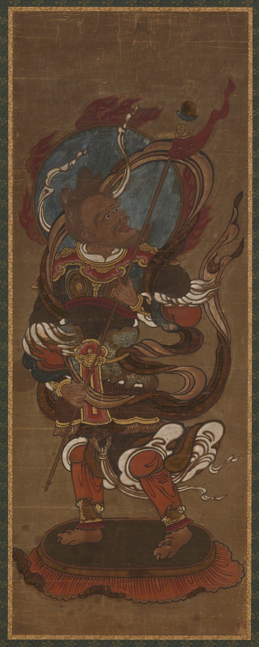 Uno de los doce deva: Fu-ten (Vayu) de Unknown artist