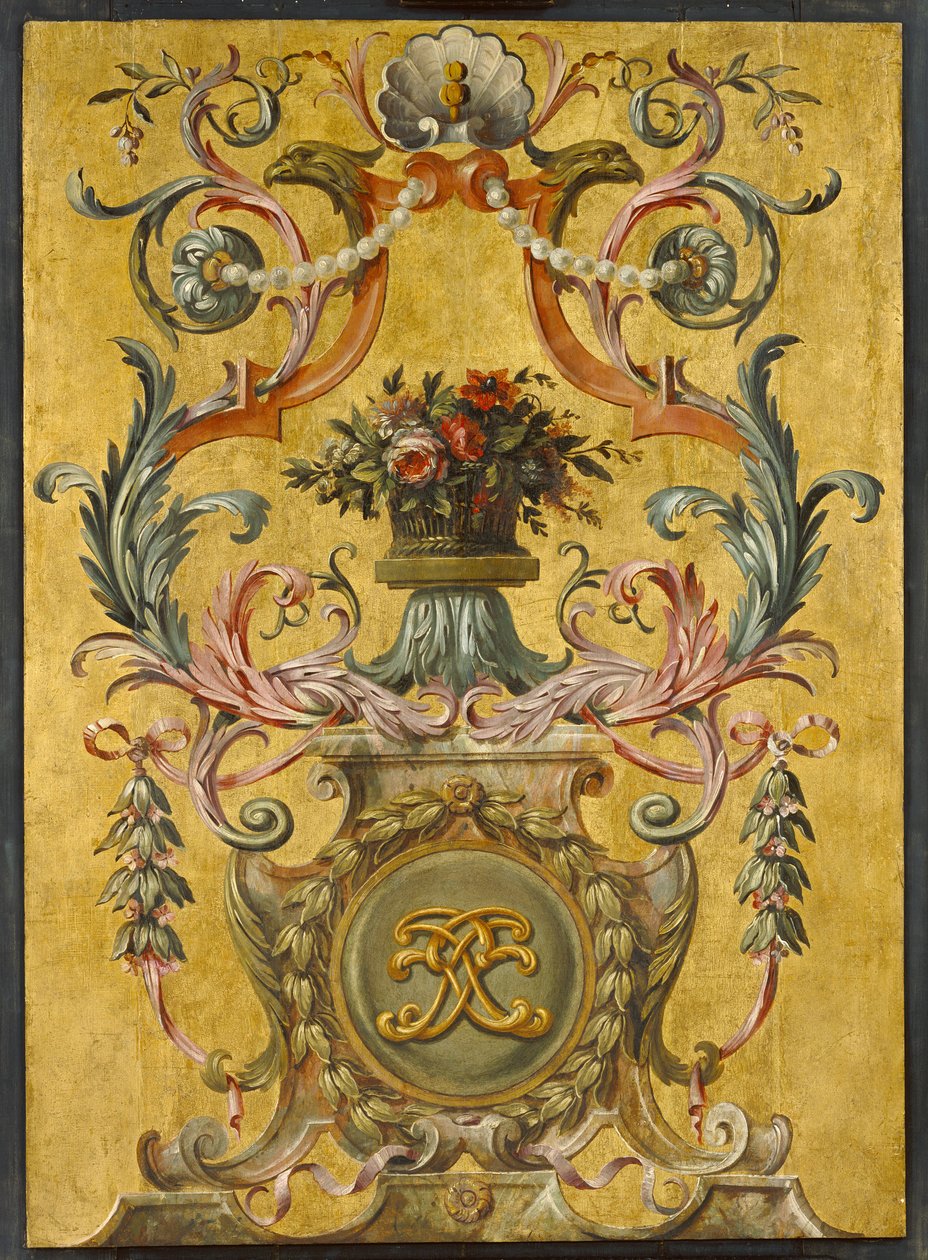 Un panel pintado de Unknown artist