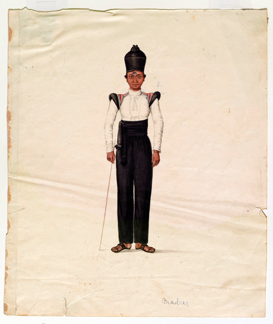 Muchacho ordenanza, Ejército de Madrás de Unknown artist