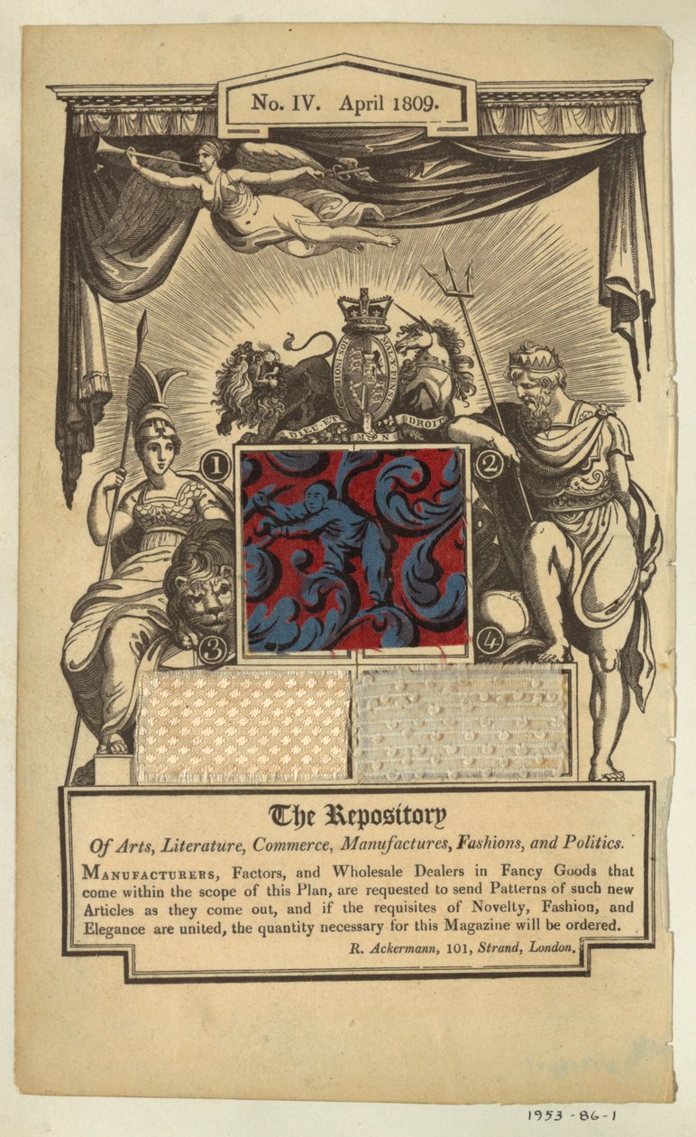 Página del Repositorio de Ackermann de Unknown artist
