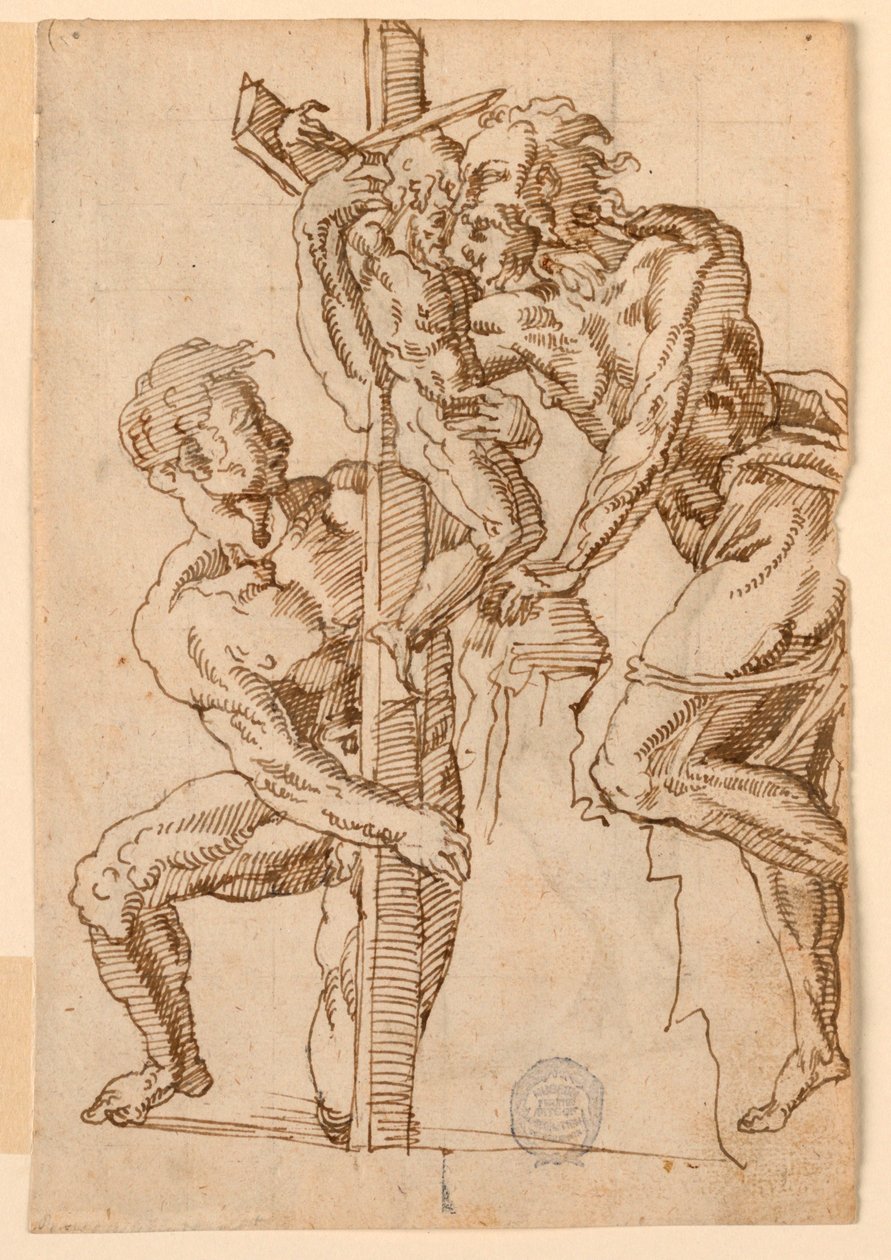 Página de un libro de dibujos de Unknown artist
