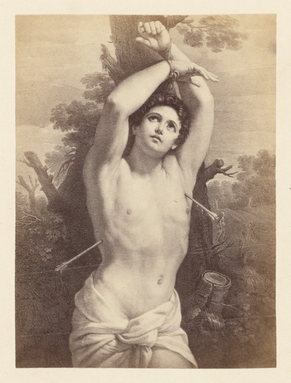 [Pintura que representa el martirio de San Sebastián] de Unknown artist