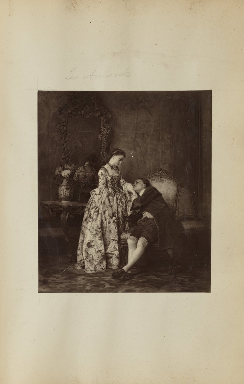 [Pintura de una joven pareja] de Unknown artist