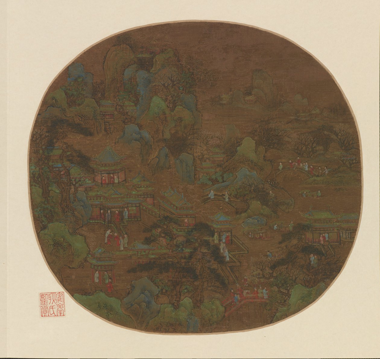 Palacio y jardines de Unknown artist
