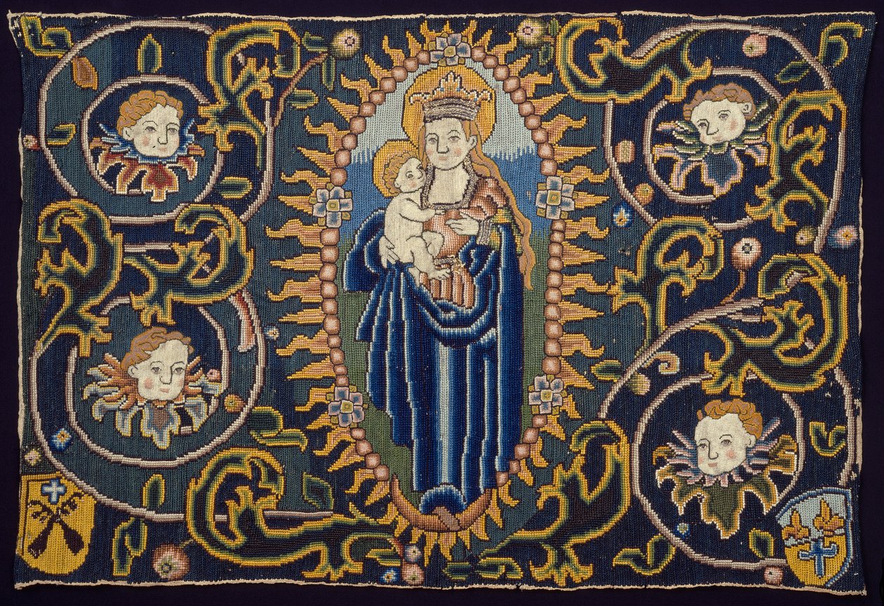 Panel que representa a la Virgen con el Niño de Unknown artist