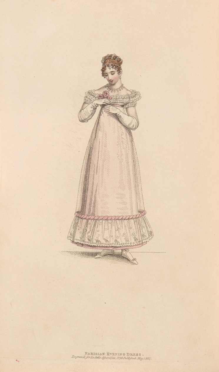 Vestido de noche parisino de Unknown artist