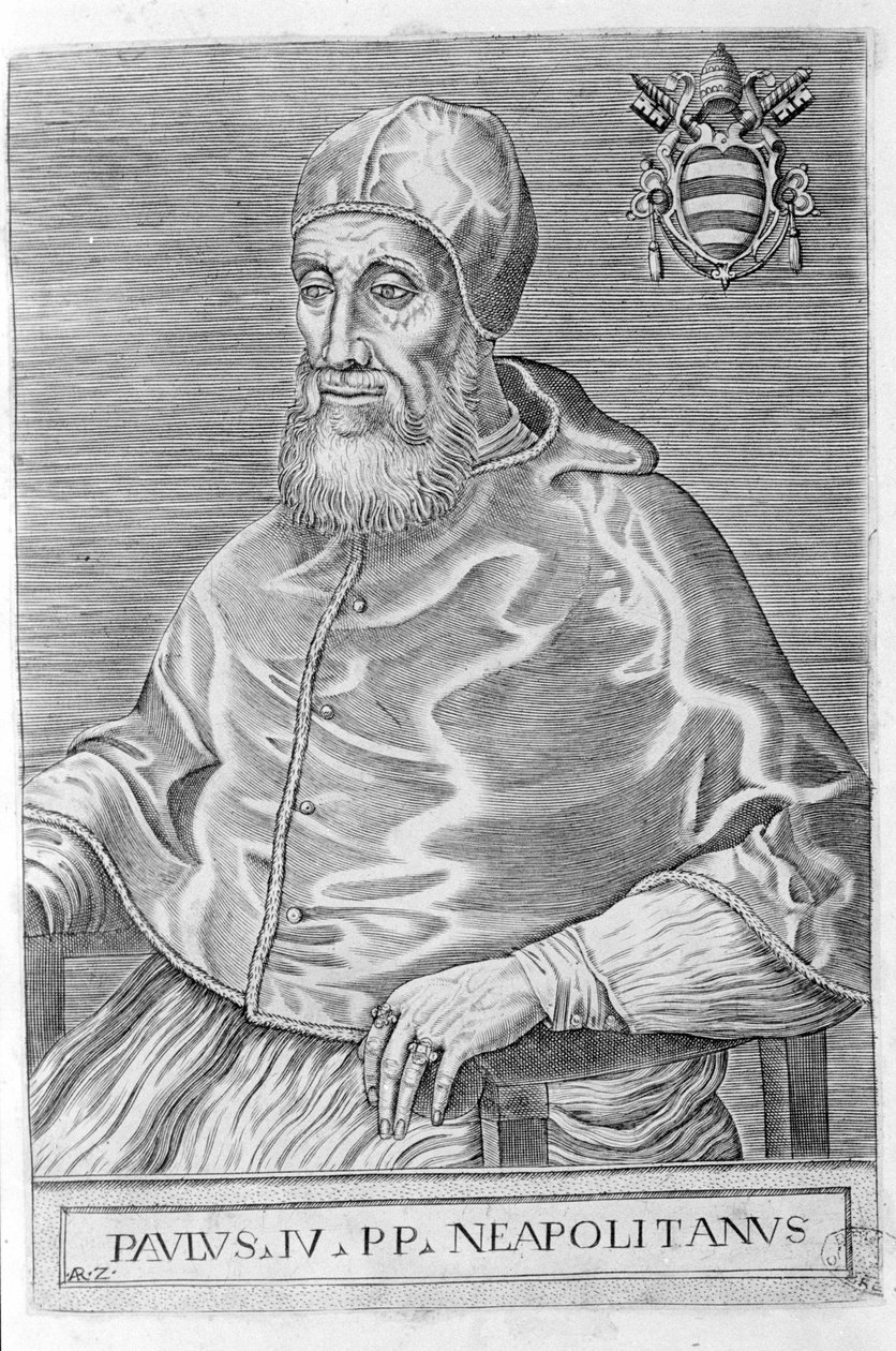 Pablo IV (1476 - 1559) de Unknown artist