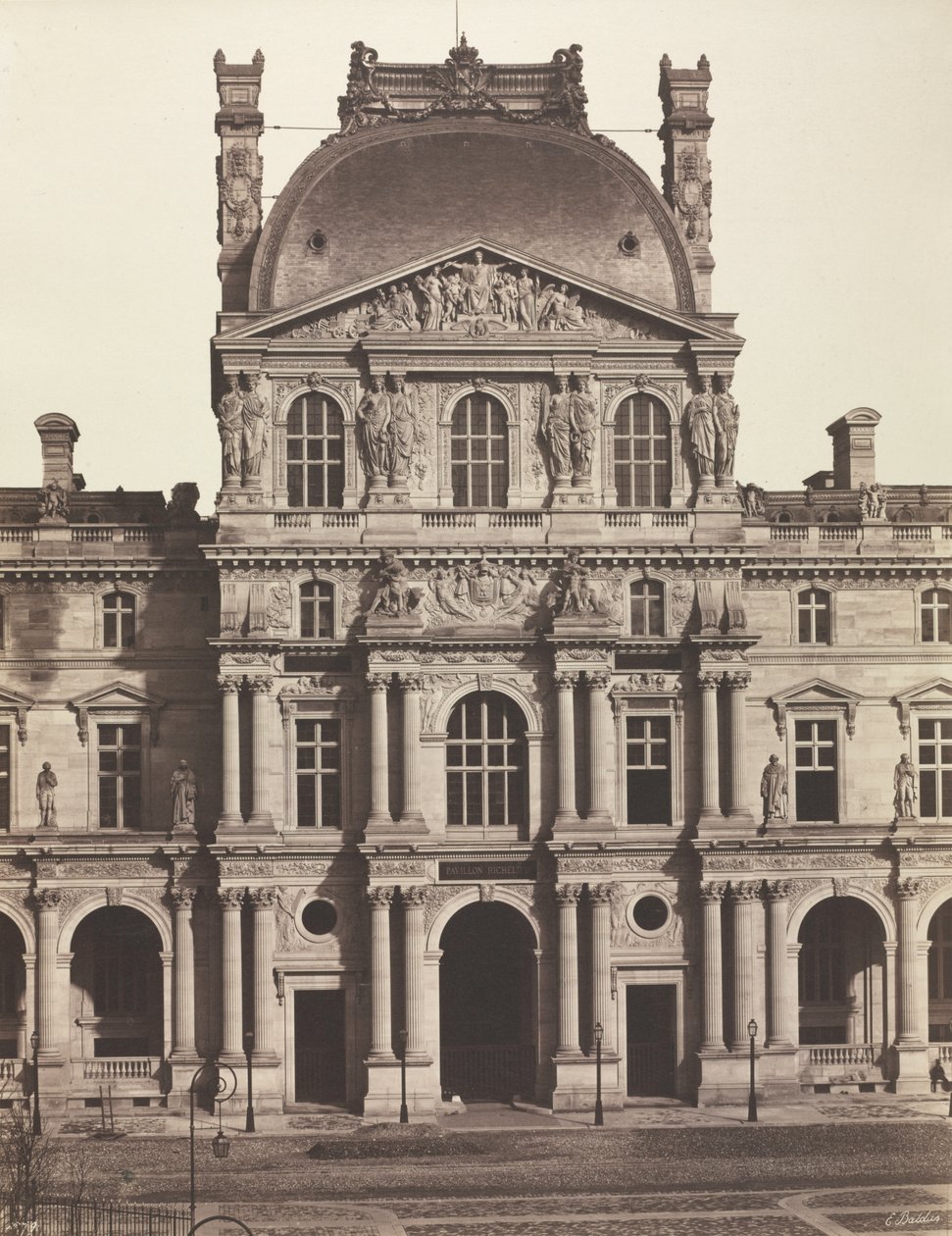 Pavilion Richelieu, Louvre, Paris de Unknown artist
