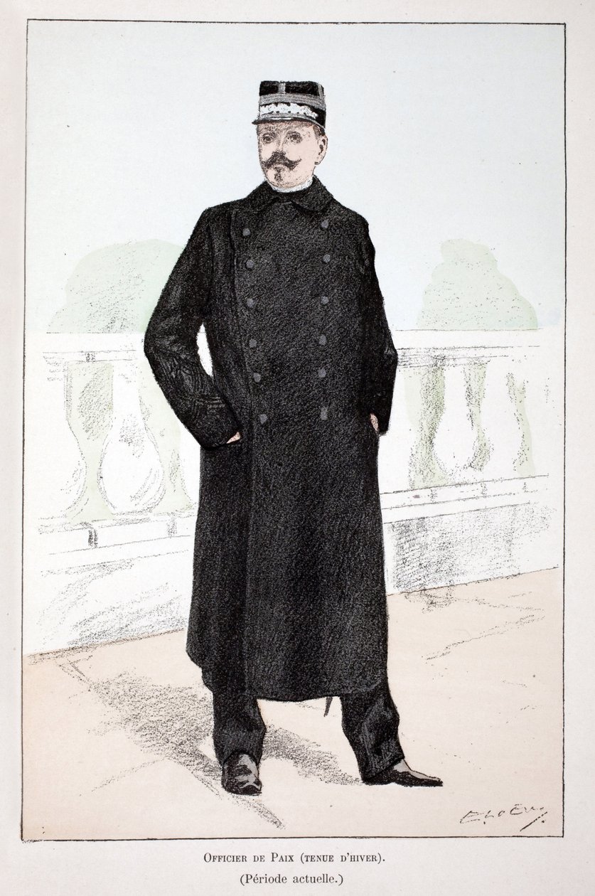 Oficial de paz, vestimenta de invierno (período de Lepine) de Unknown artist