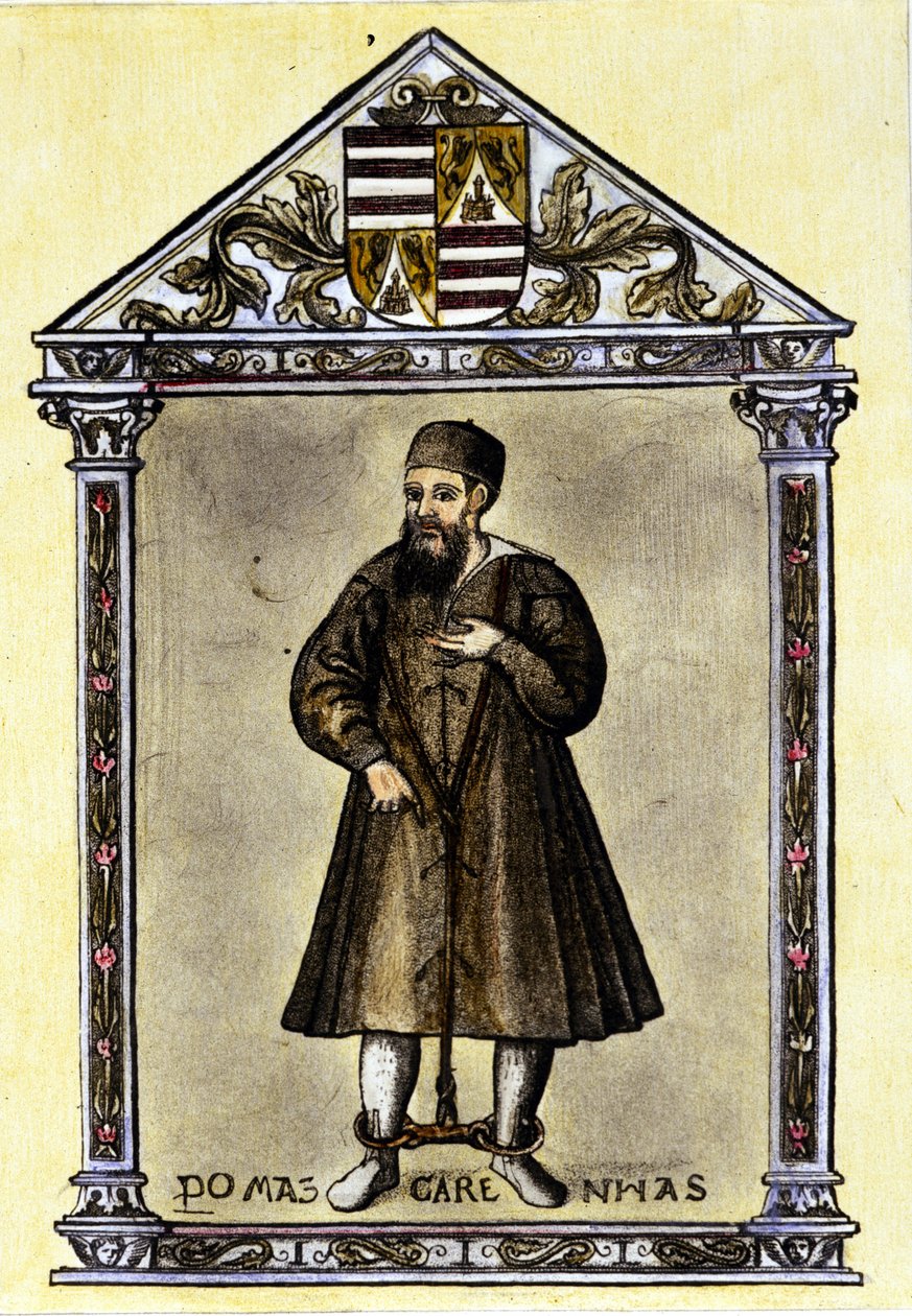 Pedro Mascarenhas encadenado de Unknown artist