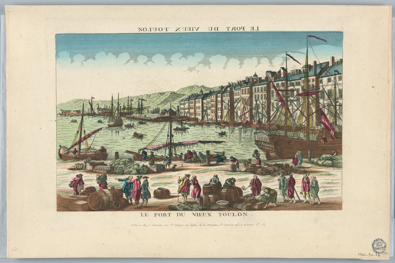 Vista de Espectáculo, Le Port Du Vieux Toulon de Unknown artist