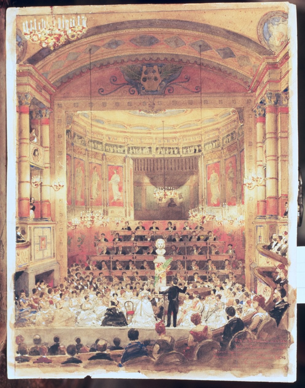 Interpretación de La Pasión de Bach, en el Antiguo Conservatorio de Unknown artist