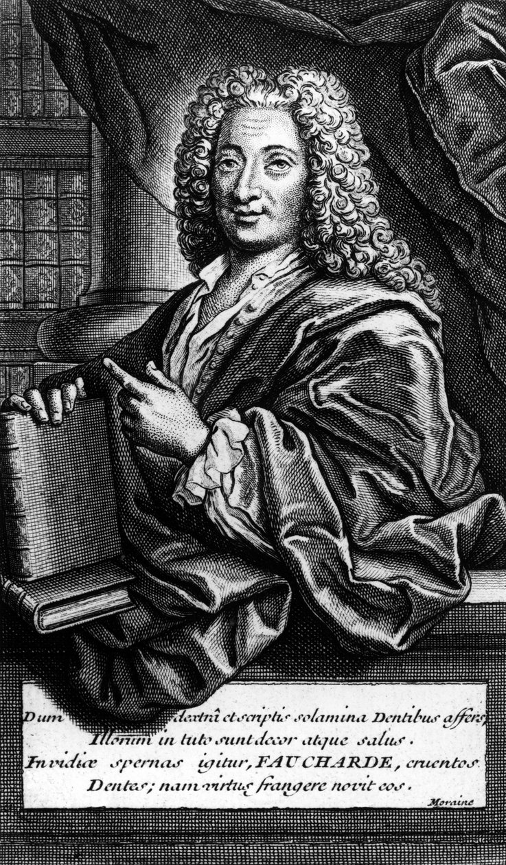 Pierre Fauchard (1678-1761) cirujano y dentista francés de Unknown artist