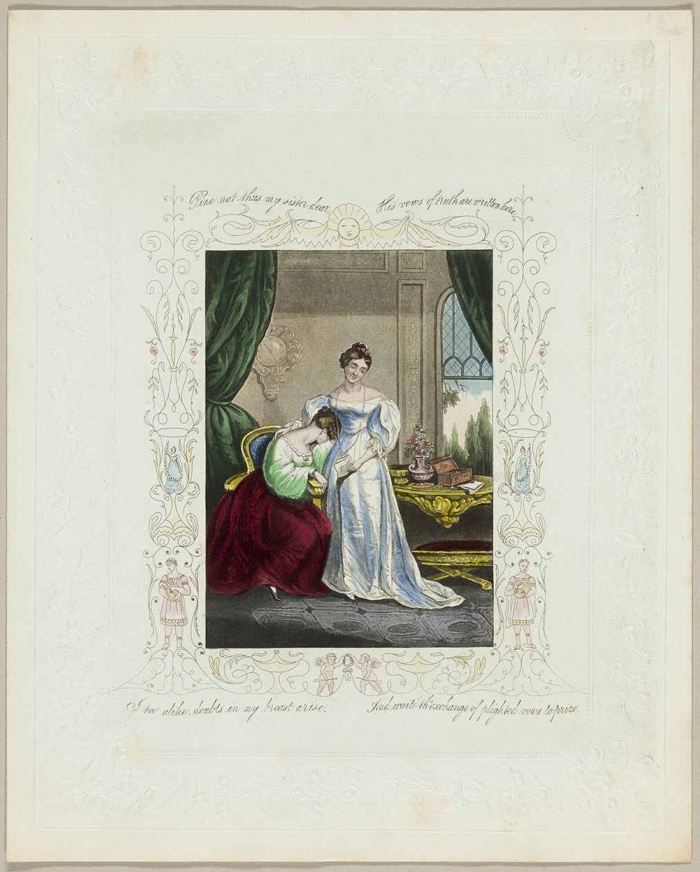 Pine Not Thus My Sister Dear (San Valentín) de Unknown artist