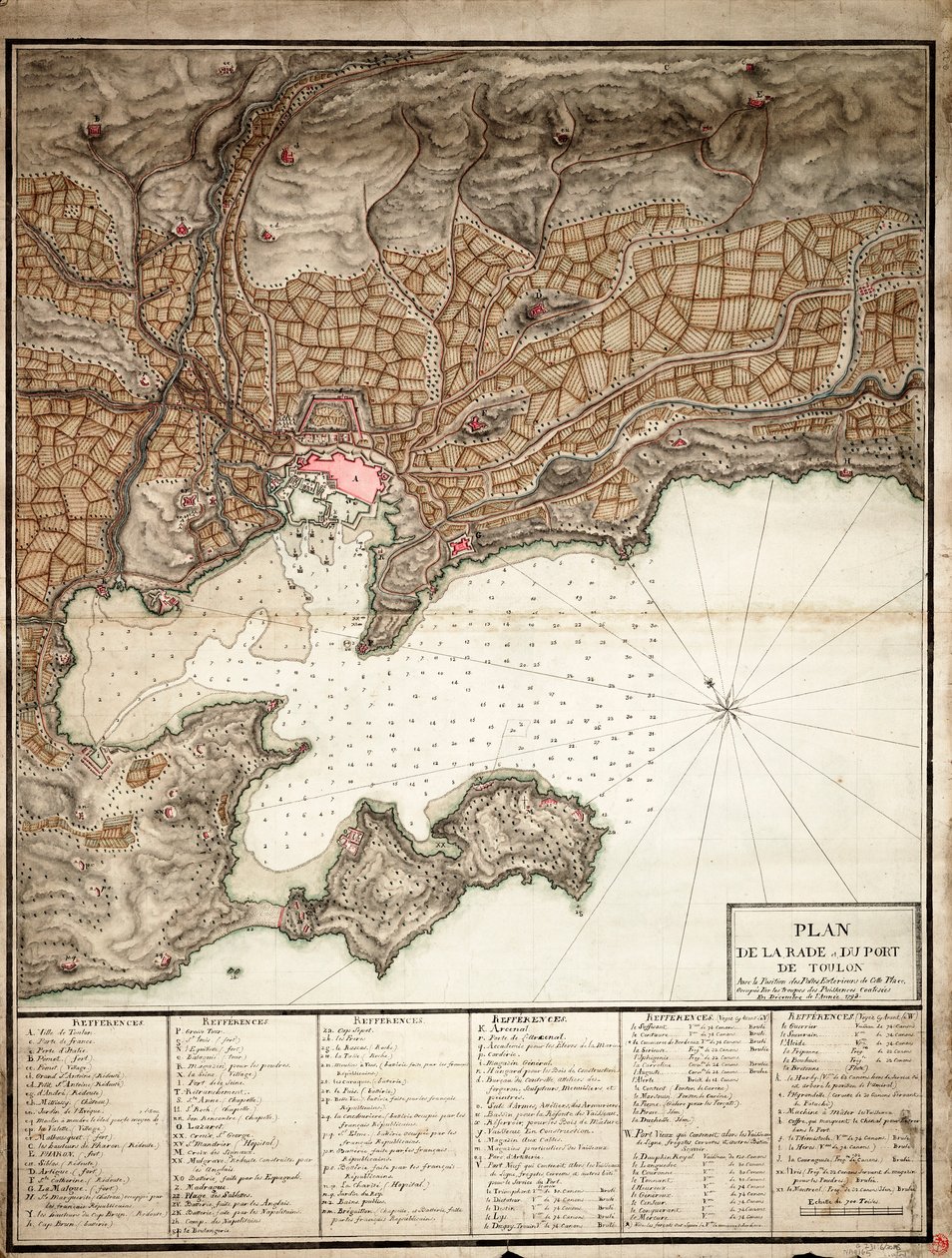 Plano de Tolón de Unknown artist