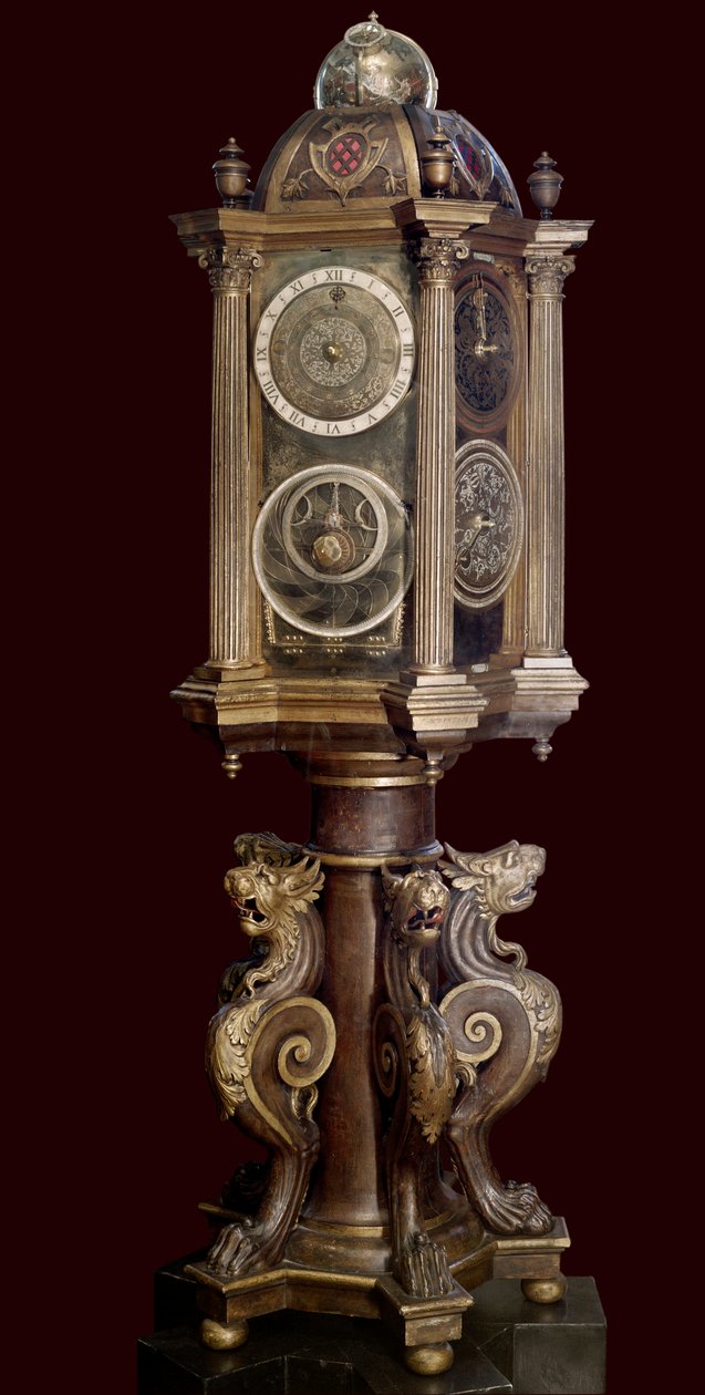 Reloj planetario (máquina astronómica). Siglo XVI. Museo Guimet de Unknown artist