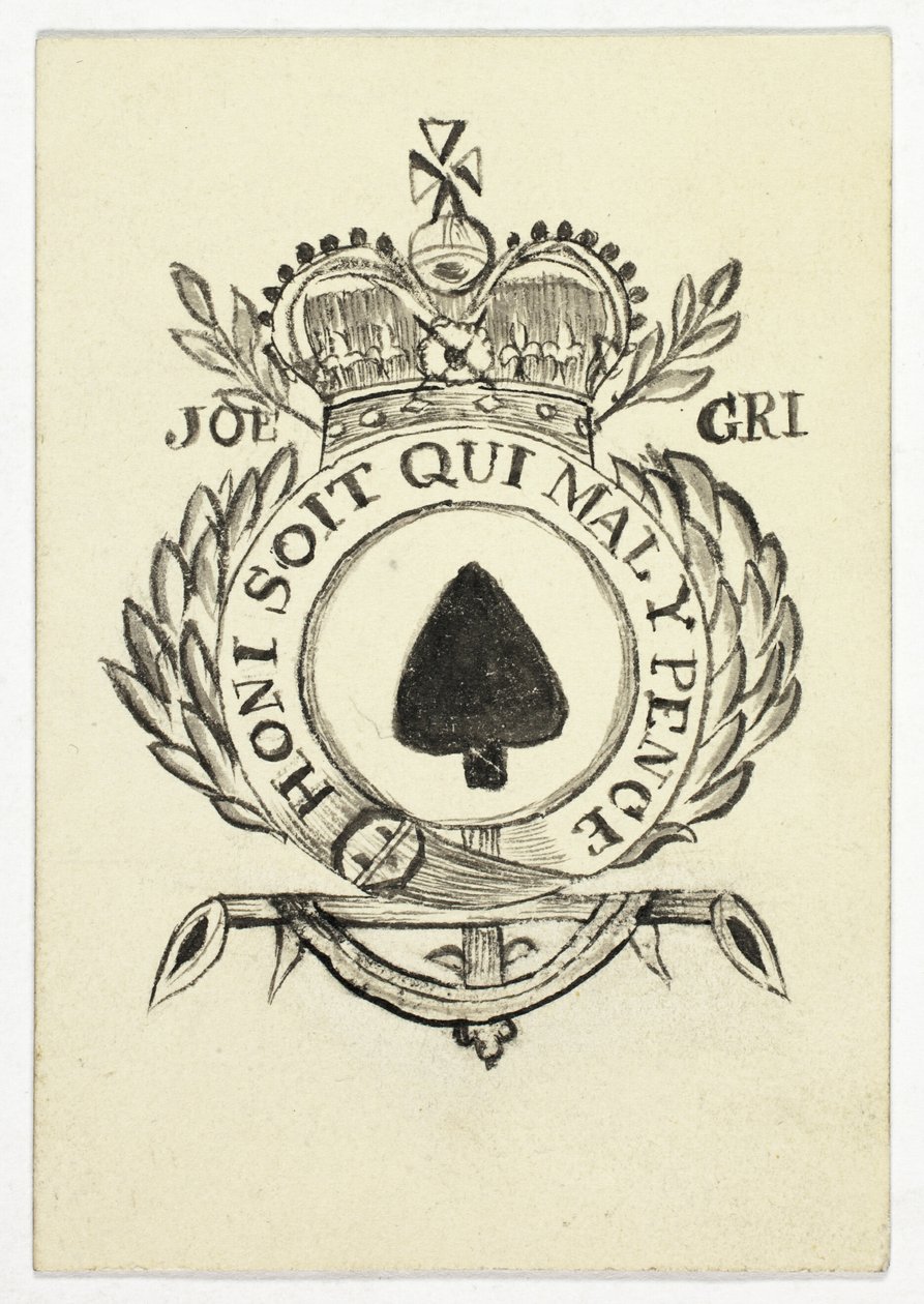 Carta de picas de Unknown artist