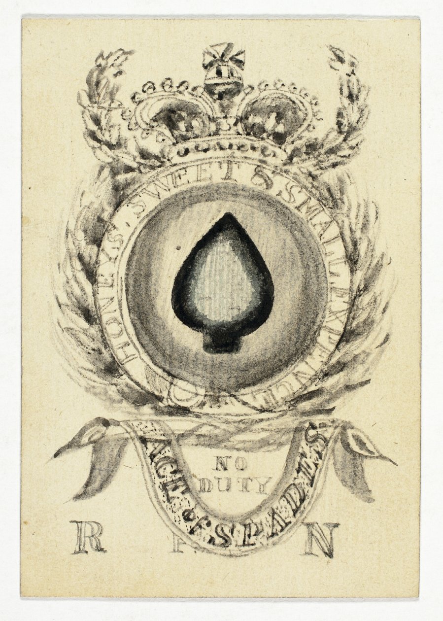 Naipes: As de Picas de Unknown artist