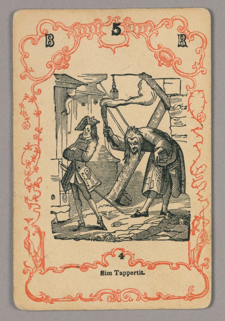 Carta de juego de Unknown artist