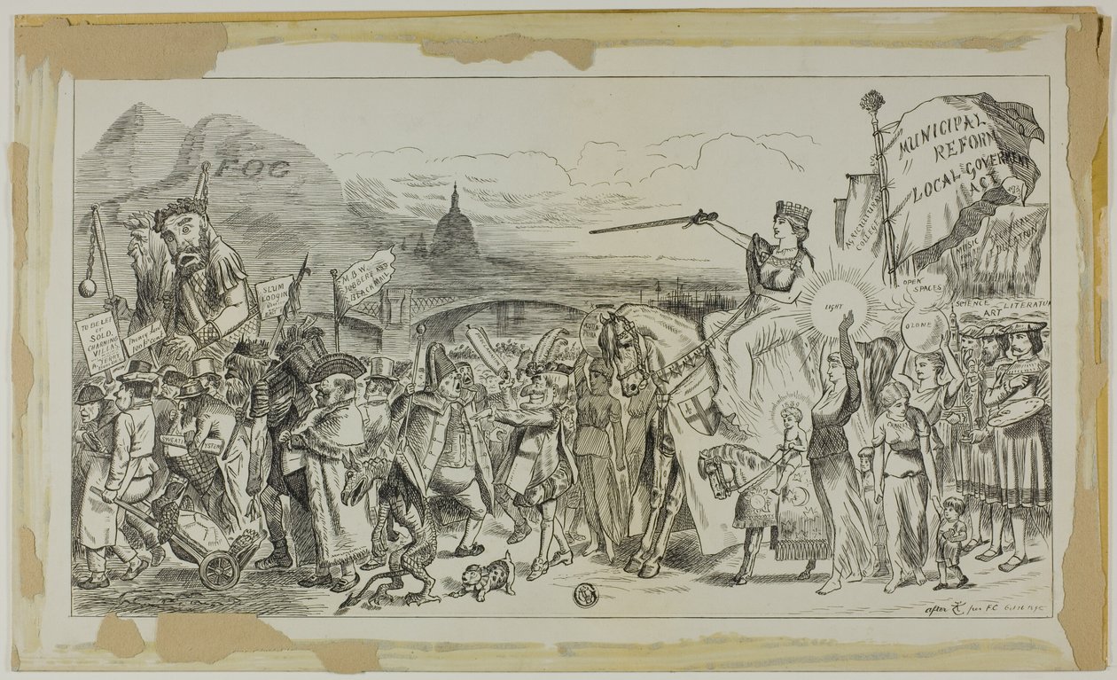 Caricatura política de Unknown artist