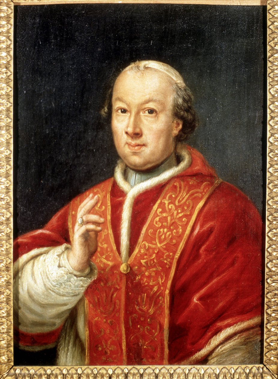 Papa Pío VI (1717-1799). Pintura anónima. Roma, Museo del Risorgimento de Unknown artist