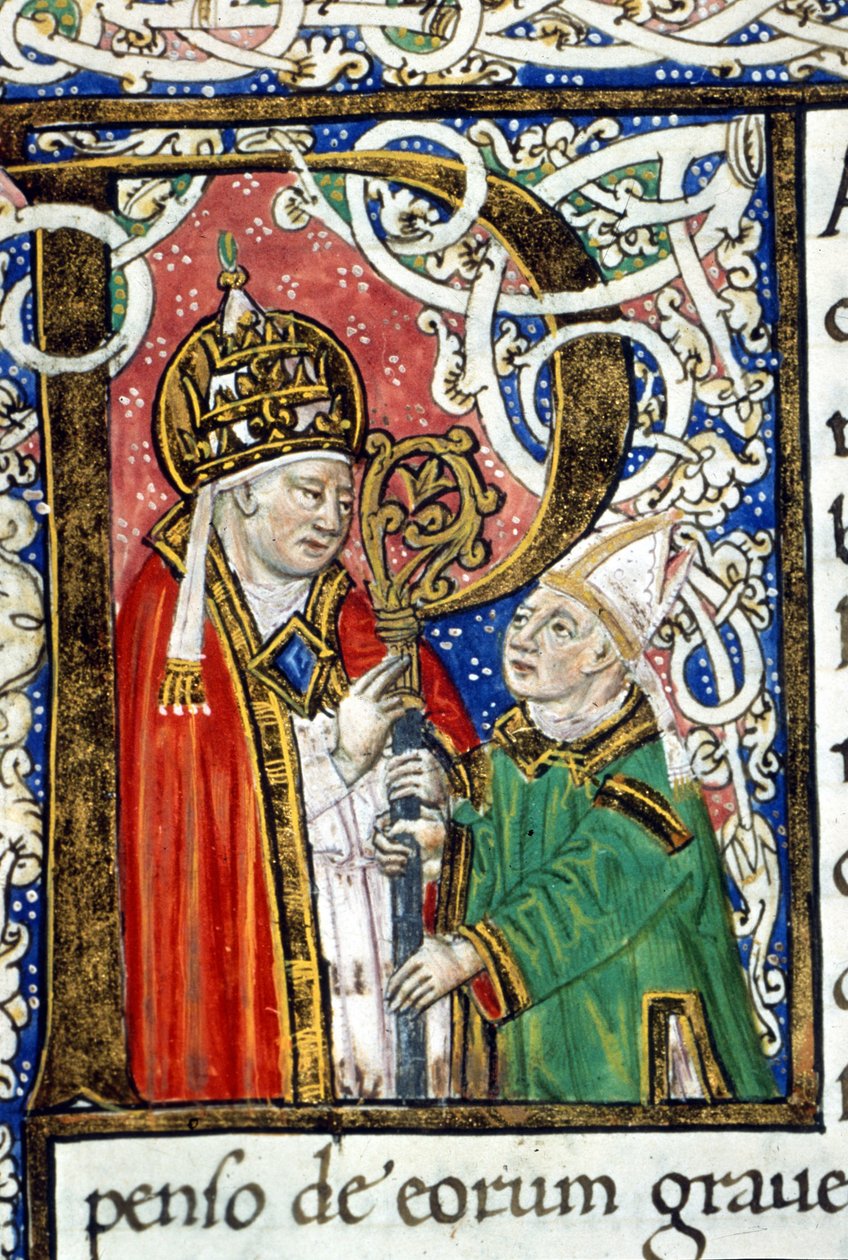 Papa San Gregorio I el Grande (540 - 604) de Unknown artist