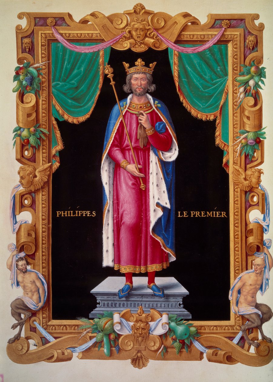 Retrato de pie del Rey de Francia Felipe I de Unknown artist