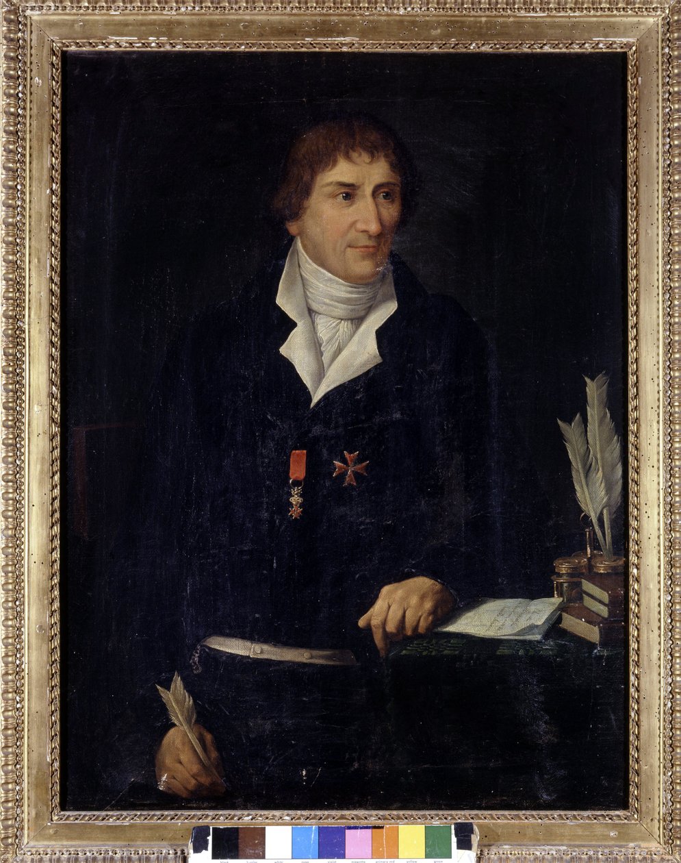 Retrato de Alessandro Verri, hermano de Pietro Verri (1728 - 1797). Anónimo. Siglo XVIII. Villa Sornani en Zúrich de Unknown artist