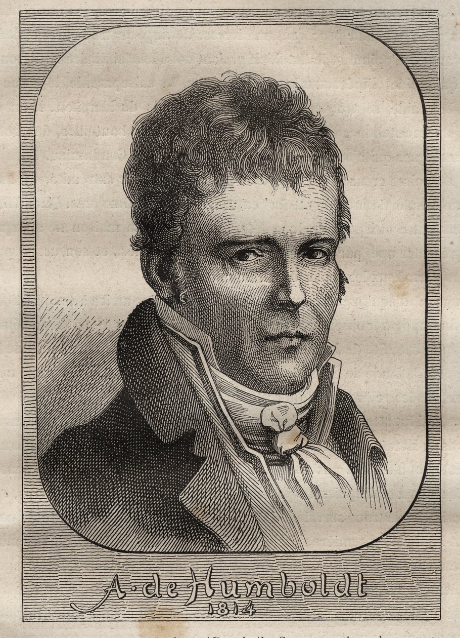 Retrato de Alexander von Humboldt (1769-1859) - ilustración de 