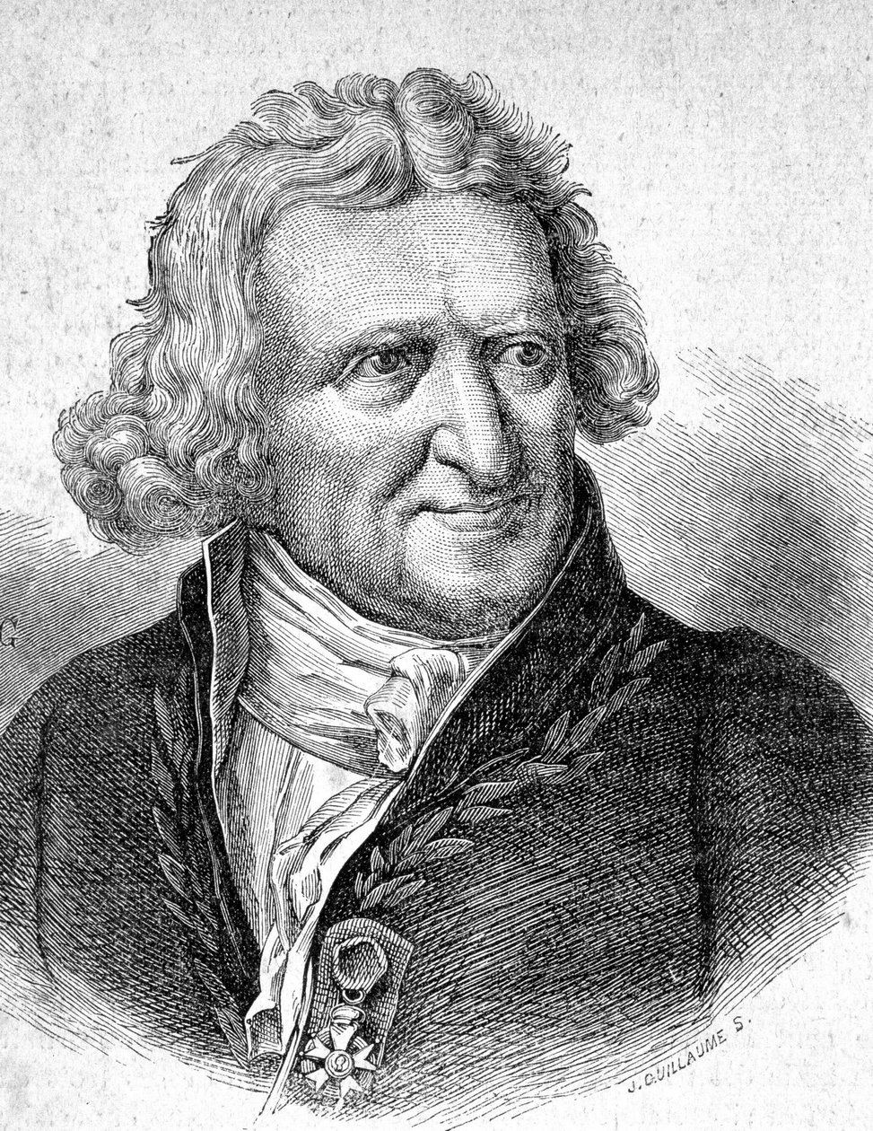 Retrato de Antoine Augustin Parmentier (1737 - 1813), farmacéutico militar y agrónomo francés - en "Les Contemporains", s.f. finales del siglo XIX de Unknown artist