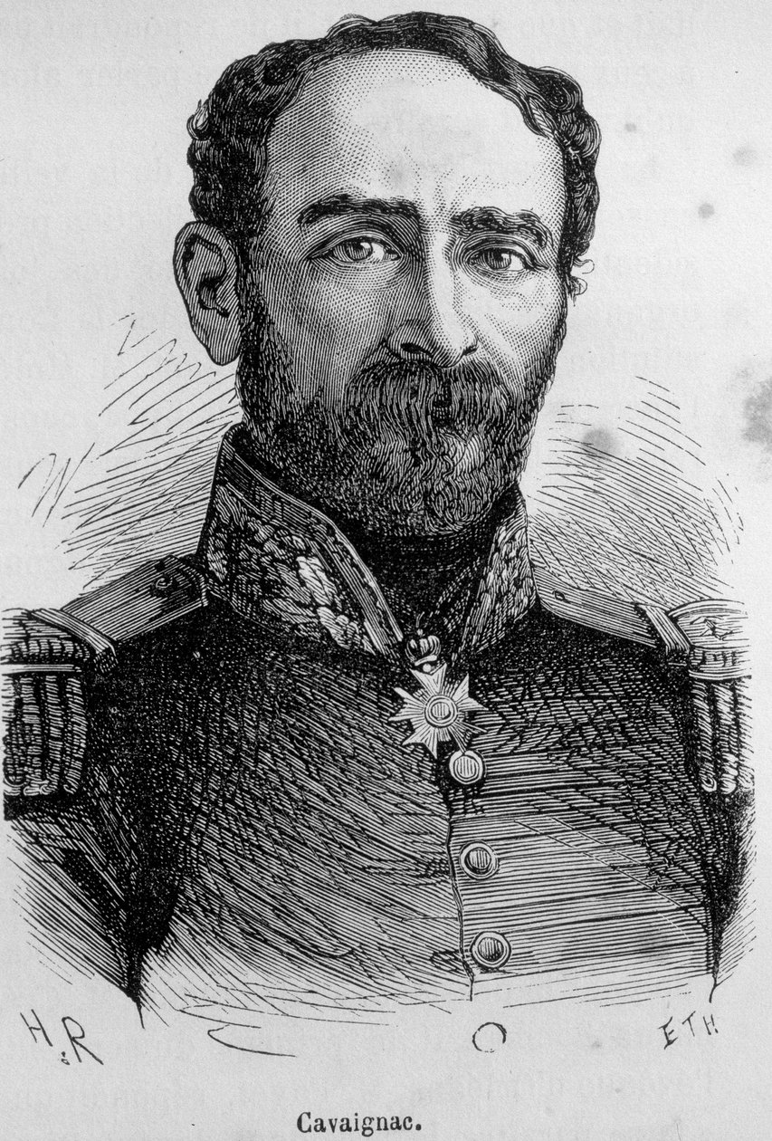 Retrato de Cavaignac (1802-1857), político y general francés de Unknown artist