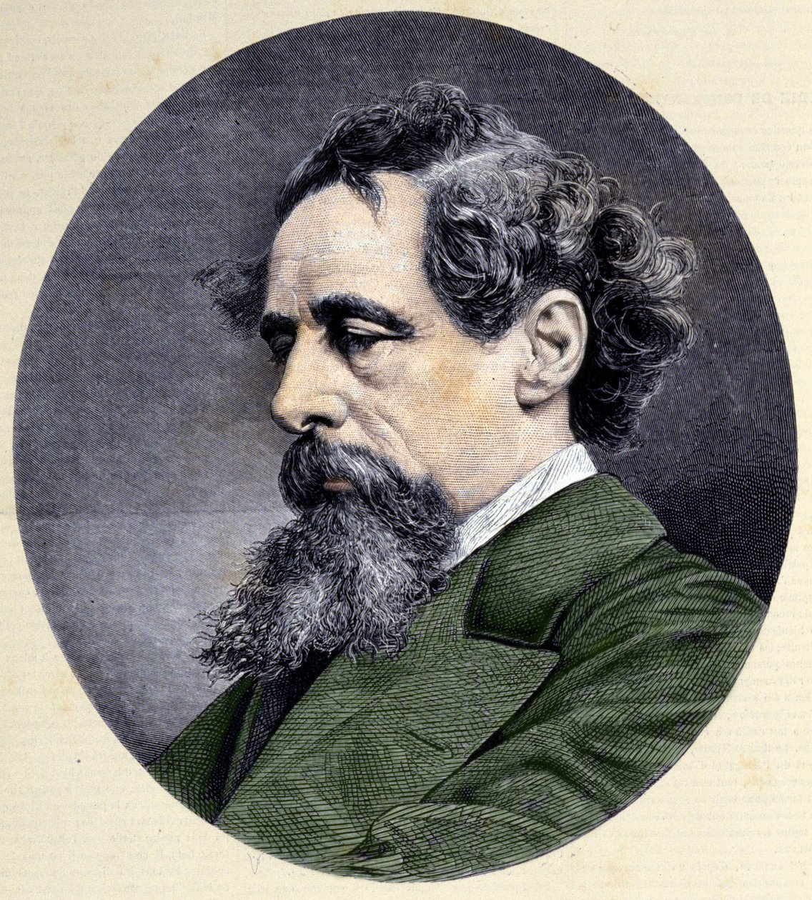 Retrato de Charles Dickens (1812-1870), escritor inglés de Unknown artist