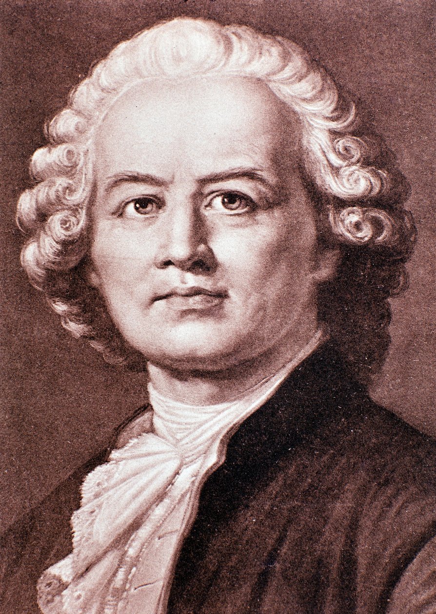 Retrato de Christoph Gluck (grabado) de Unknown artist