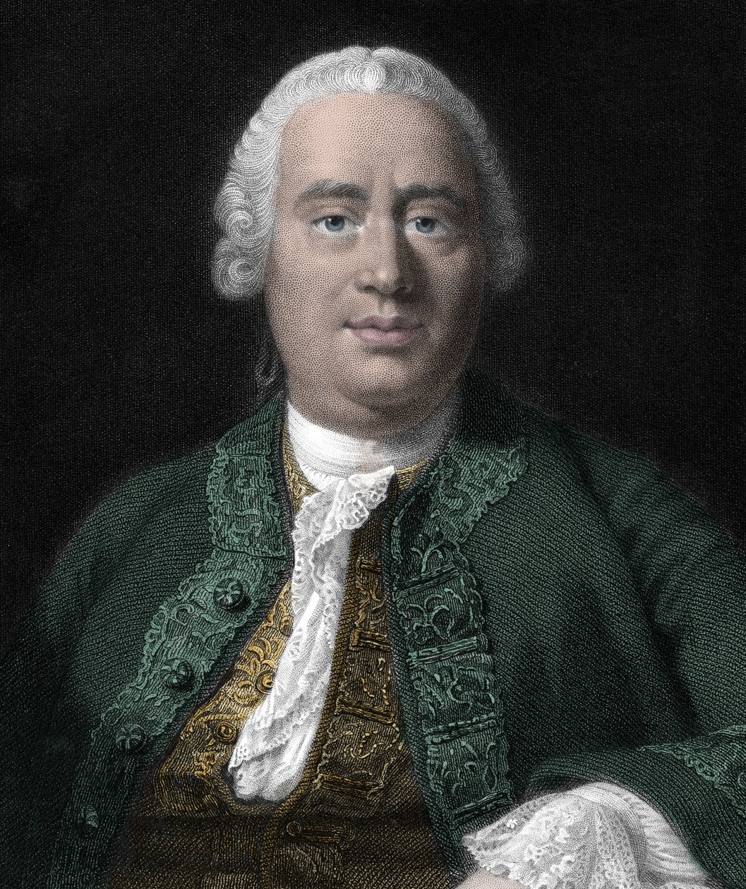Retrato de David Hume, filósofo escocés (1711-1776) de Unknown artist