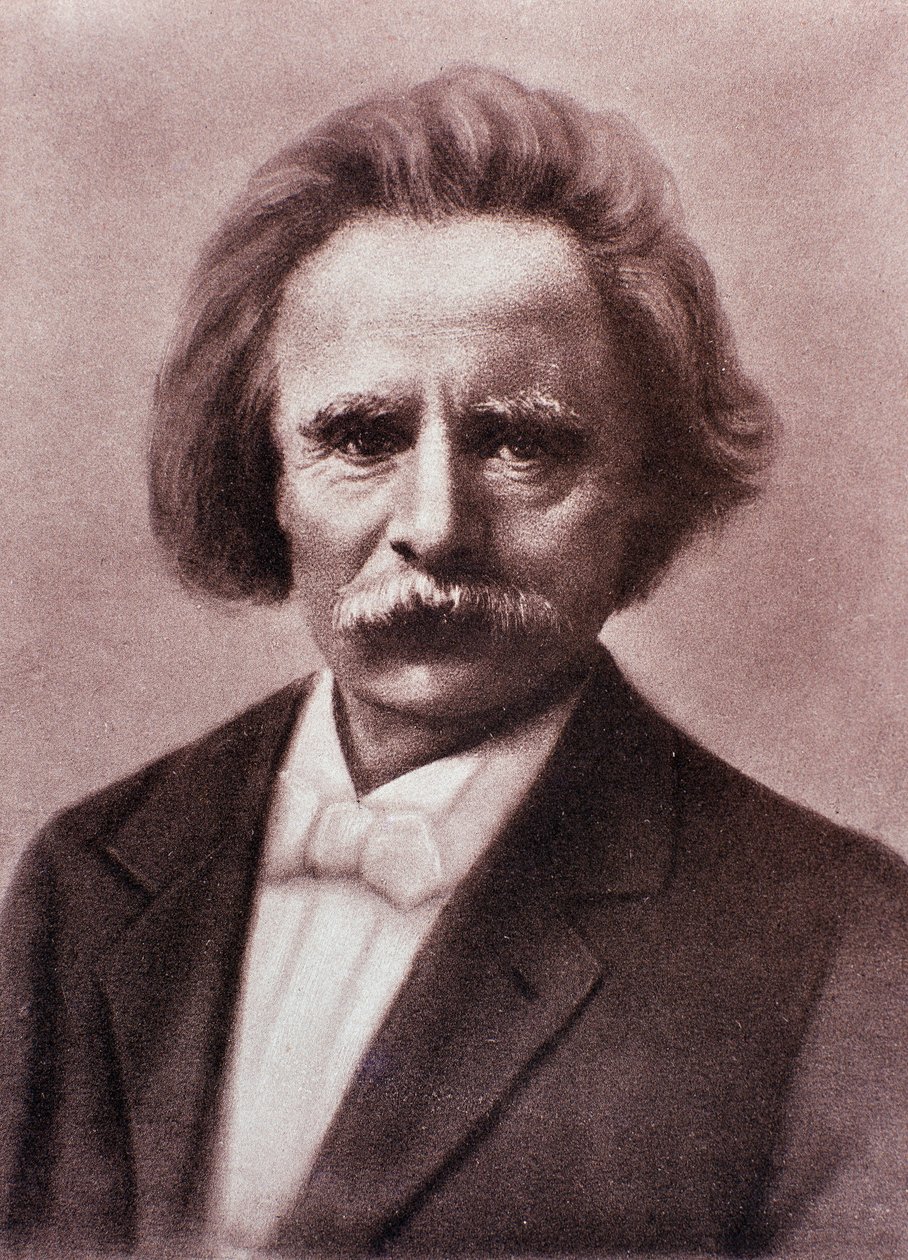 Retrato de Edvard Grieg (dibujo a tiza) de Unknown artist