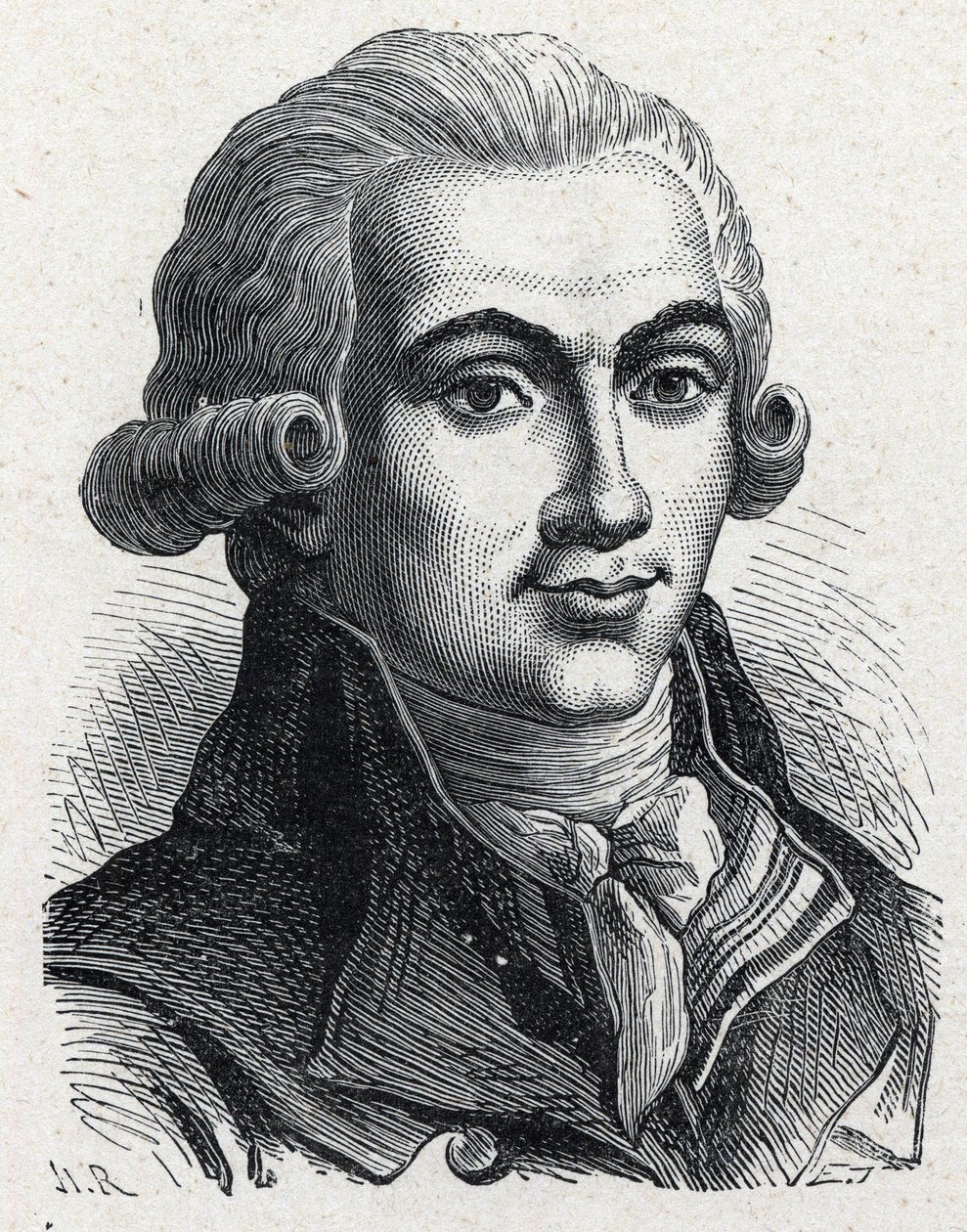 Retrato de Elie Guadet (1758-1794), revolucionario francés. de Unknown artist