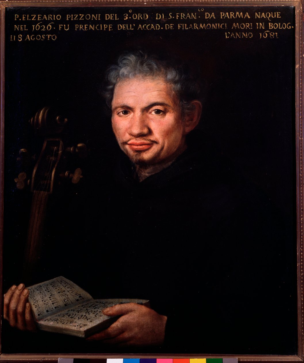 Retrato de Elzeario Pizzoni, compositor italiano de Unknown artist