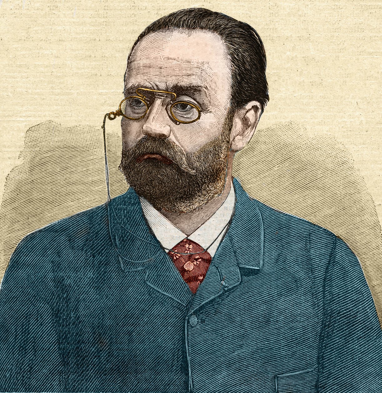 Retrato de Émile Zola (1840-1902) escritor francés. de Unknown artist
