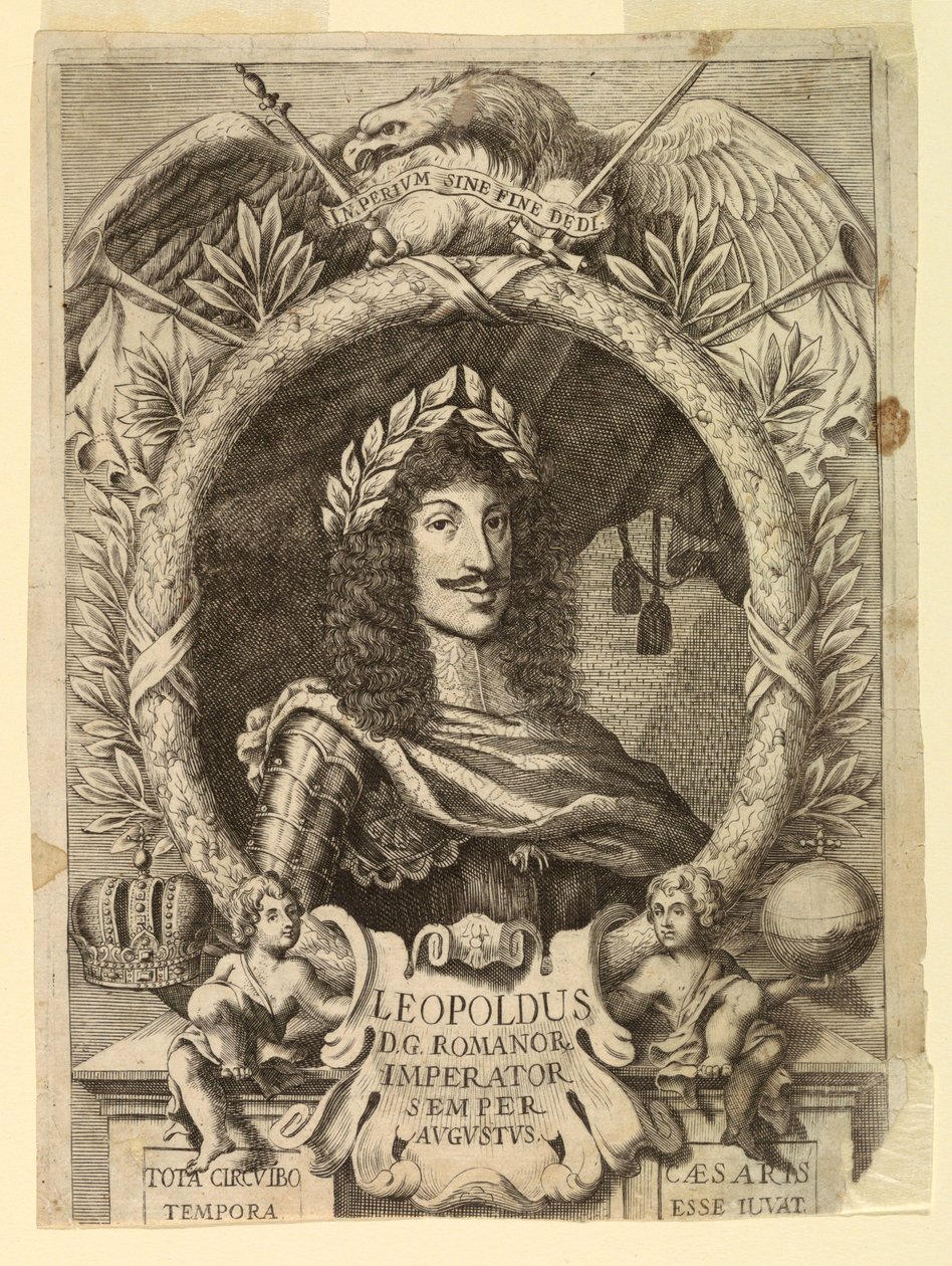 Retrato del Emperador Leopoldo I (1640-1705) de Unknown artist