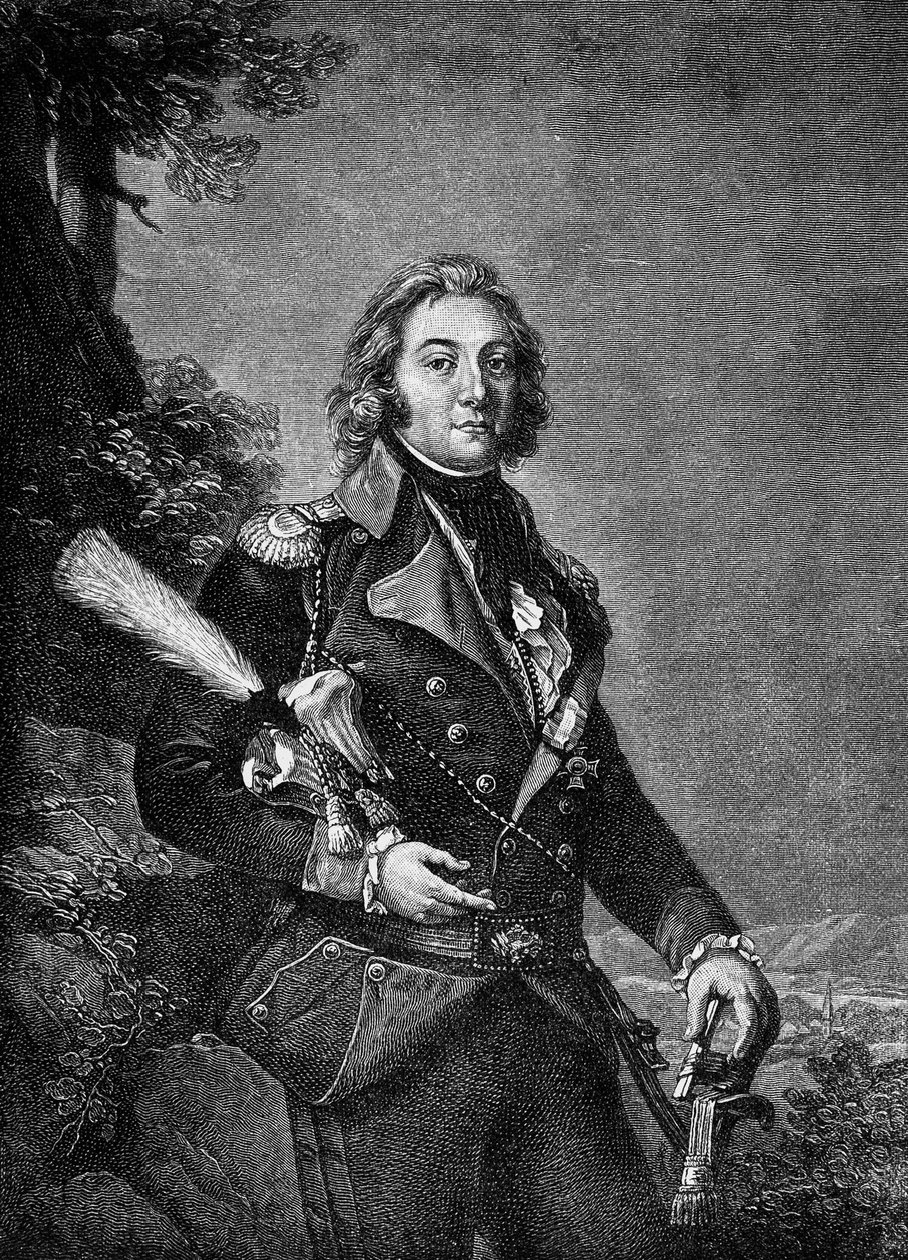 Retrato de Felix Schwarzenberg, Príncipe Zu (1800 - 1852), político austriaco de Unknown artist