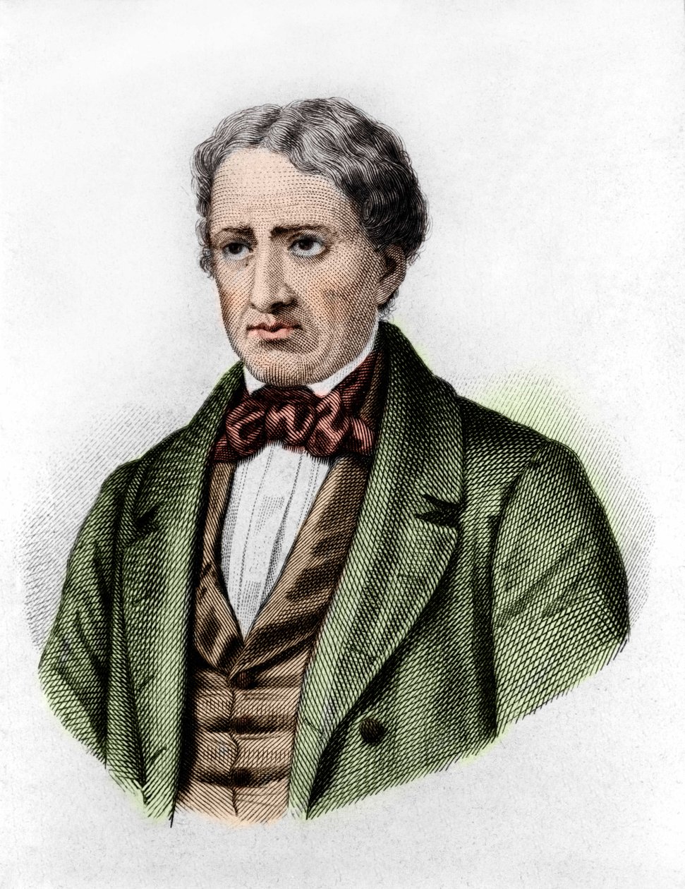 Retrato de Filippo (Philippe) Buonarroti (1761-1837), afiliado a los Illuminati de Baviera de Unknown artist