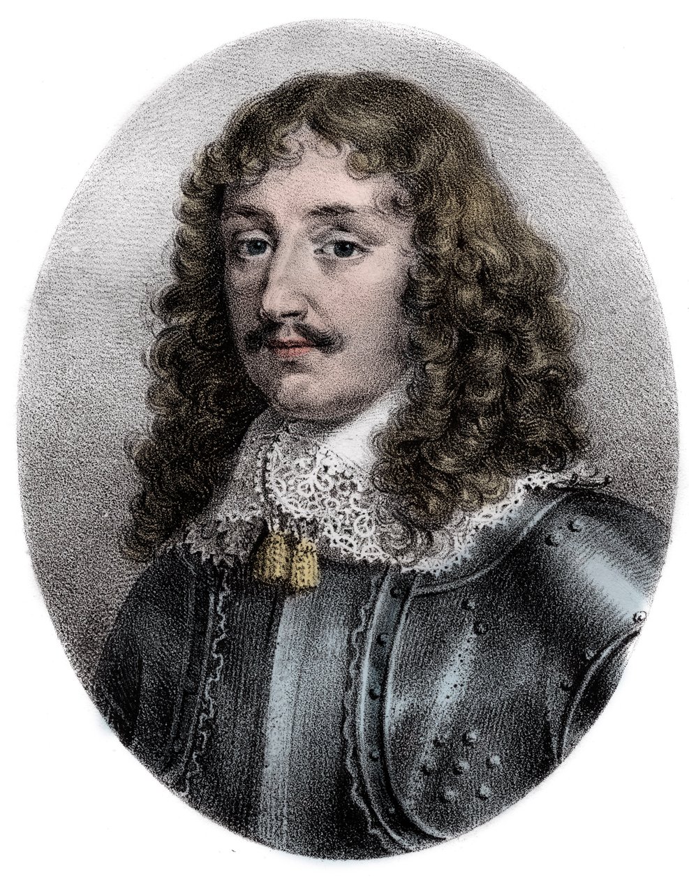 Retrato de François VI, Duque de La Rochefoucauld, Príncipe de Marcillac (1613-1680), autor francés de Unknown artist