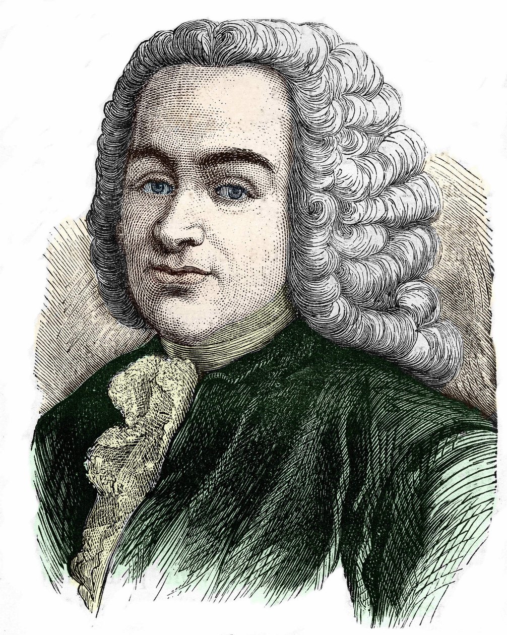 Retrato de François Quesnay (1694-1774), médico y economista francés de Unknown artist